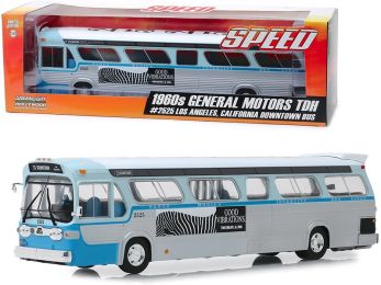 1960\'s General Motors TDH #33 Intercity Bus Lines (Santa Monica, California) \Speed\" (1994) Movie 1/43 Diecast Model by Greenlight"""