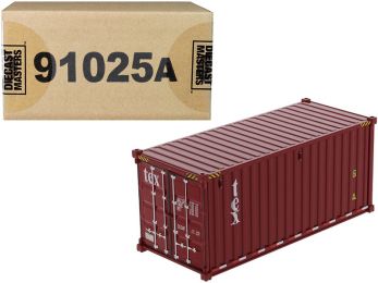 20\' Dry Goods Sea Container \TEX\" Burgundy \""Transport Series\"" 1/50 Model by Diecast Masters"""