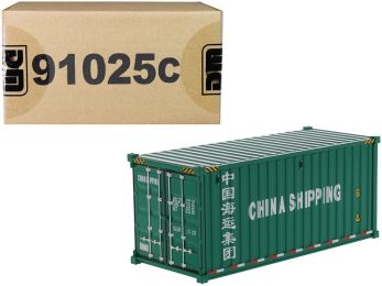 20\' Dry Goods Sea Container \China Shipping\" Green \""Transport Series\"" 1/50 Model by Diecast Masters"""