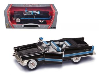 1955 Packard Caribbean Convertible Black 1/18 Diecast Model Car by Road Signature