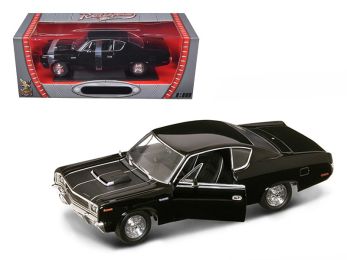 1970 AMC Rebel Black 1/18 Diecast Car Model by Road Signature