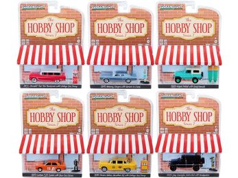 \The Hobby Shop\" Set of 6 pieces Series 7 1/64 Diecast Model Cars by Greenlight"""