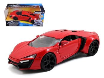 Lykan Hypersport \Fast & Furious 7\" Movie 1/24 Diecast Model Car by Jada"""