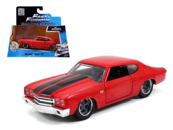 Dom\'s Chevrolet Chevelle SS Red \Fast & Furious\" Movie 1/32 Diecast Model Car by Jada"""