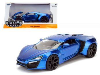 Lykan Hypersport Blue 1/24 Diecast Model Car by Jada