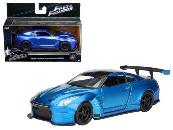 Brian\'s 2009 Nissan GTR R35 Blue Ben Sopra \Fast & Furious\" Movie 1/32 Diecast Model Car  by Jada"""