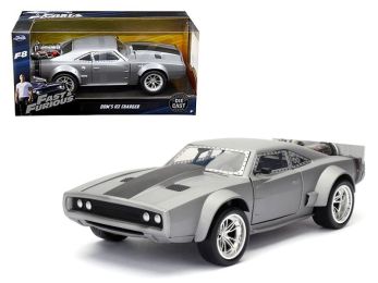 Dom\'s Ice Charger \Fast & Furious\" F8 Movie 1/24 Diecast Model Car by Jada"""
