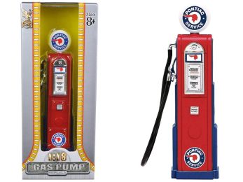 \Pontiac\" Vintage Gas Pump Digital 1/18 Diecast Replica by Road Signature"""
