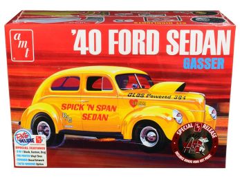 Skill 2 Model Kit 1940 Ford Sedan Gasser \Original Art Series\" 3 in 1 Kit 1/25 Scale Model by AMT"""