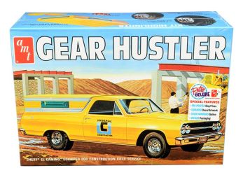 Skill 2 Model Kit 1965 Chevrolet El Camino \Gear Hustler\" Pickup 1/25 Scale Model by AMT"""