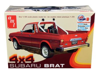 Skill 2 Model Kit 1978 Subaru BRAT 4x4 Pickup Truck 1/25 Scale Model by AMT