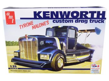 Skill 3 Model Kit Tyrone Malone\'s Kenworth Custom Drag Truck 1/25 Scale Model by AMT