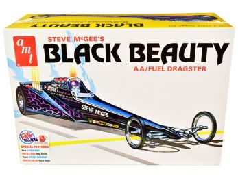 Skill 2 Model Kit Steve McGee\'s Black Beauty Wedge AA/Fuel Dragster 1/25 Scale Model by AMT