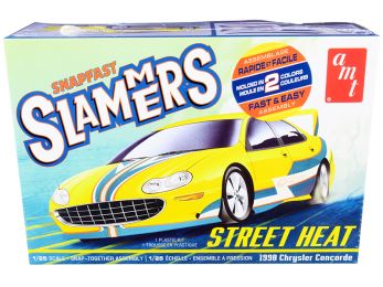 Skill 1 Snap Model Kit 1998 Chrysler Concorde Street Heat \Slammers\" 1/25 Scale Model by AMT"""