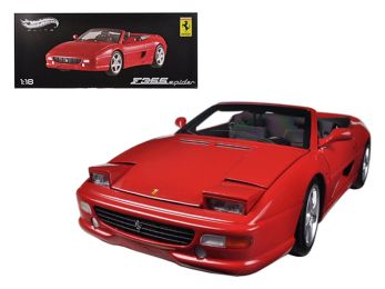 Ferrari F355 Spider Convertible Red Elite Edition 1/18 Diecast Car Model by Hotwheels