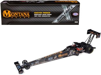 2020 NHRA Funny Car TFD (Top Fuel Dragster) Austin Prock \Montana Brand\" John Force Racing 1/24 Diecast Model Car by Autoworld"""