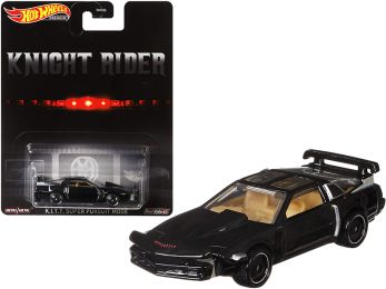 K.I.T.T. Super Pursuit Mode Black Knight Rider (1982) TV Series Diecast Model Car by Hot Wheels