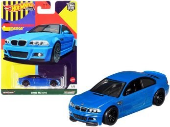 BMW M3 E45 Blue Metallic Deutschland Design Series Diecast Model Car by Hot Wheels