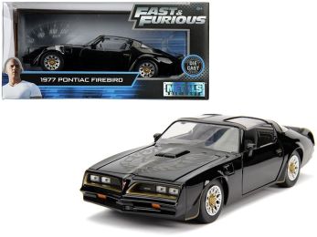 Tegoâ€™s 1977 Pontiac Firebird Black \Fast & Furious\" Movie 1/24 Diecast Model Car by Jada"""