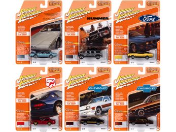 Classic Gold Collection 2021 Set A of 6 Cars Release 1 Limited Edition to 3000 pieces Worldwide 1/64 Diecast Model Cars by Johnny Lightning