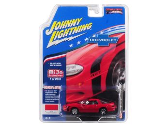 2002 Chevrolet Camaro ZL1 427 Red \Muscle Cars USA\" Limited Edition to 2016 pieces Worldwide 1/64 Diecast Model Car by Johnny Lightning"""