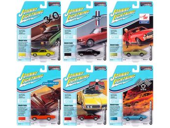 Muscle Cars USA 2020 Set A of 6 Cars Release 1 Limited Edition to 2500 pieces Worldwide 1/64 Diecast Model Cars by Johnny Lightning