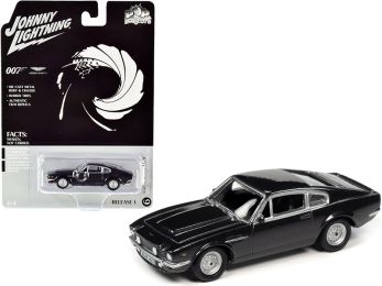 1987 Aston Martin V8 (James Bond 007) \No Time to Die\" (2020) Movie \""Pop Culture\"" Series 1/64 Diecast Model Car by Johnny Lightning"""