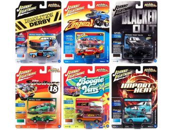 Street Freaks 2018 Release 3 Set A of 6 Cars 1/64 Diecast Models by Johnny Lightning
