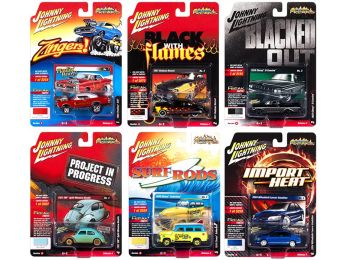 Street Freaks 2018 Release 4 Set A of 6 Cars 1/64 Diecast Models by Johnny Lightning