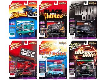 Street Freaks 2018 Release 4 Set B of 6 Cars 1/64 Diecast Models by Johnny Lightning