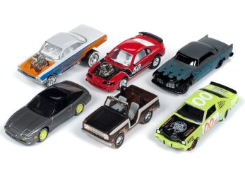 \Street Freaks\" 2019 Set B of 6 Cars Release 1 Limited Edition to 3000 pieces Worldwide 1/64 Diecast Models by Johnny Lightning"""