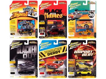 \Street Freaks\" 2020 Set A of 6 Cars Release 3 1/64 Diecast Model Cars by Johnny Lightning"""