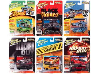 \Street Freaks\" 2020 Set B of 6 Cars Release 3 1/64 Diecast Model Cars by Johnny Lightning"""