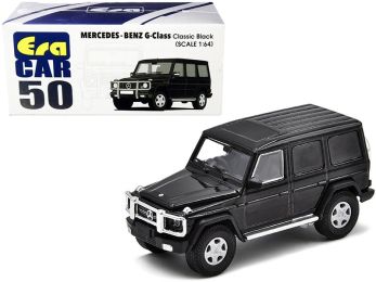 Mercedes Benz G-Class Classic Black 1/64 Diecast Model Car by Era Car