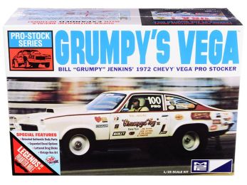 Skill 2 Model Kit 1972 Chevrolet Vega Pro Stock Bill \Grumpy\" Jenkins\' \""Legends of the Quarter Mile\"" 1/25 Scale Model by MPC"""