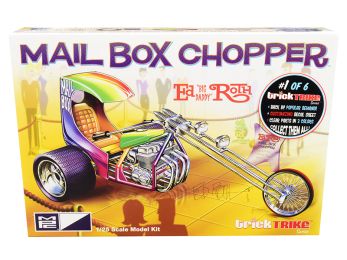 Skill 2 Model Kit Mail Box Chopper Trike (Ed \Big Daddy\" Roth\'s) \""Trick Trikes\"" Series 1/25 Scale Model by MPC"""