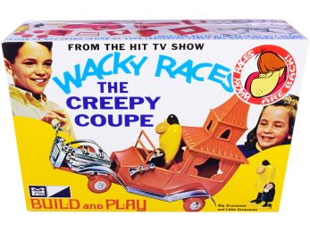 Skill 2 Snap Model Kit The Creepy Coupe with Big Gruesome and Little Gruesome Figurines Wacky Races (1968) TV Series 1/25 Scale Model by MPC