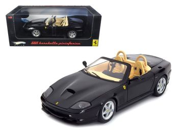 Ferrari 550 Barchetta Pininfarina Black Elite Edition 1/18 Diecast Model Car by Hotwheels