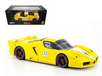 Ferrari Enzo FXX Elite #22 Yellow Limited Edition 1/43 Diecast Model Car by Hotwheels