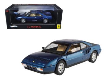 Ferrari Mondial 3.2 Elite Edition Blue 1 of 5000 Produced 1/18 Diecast Car Model by Hotwheels