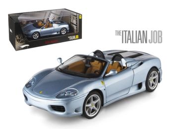 Ferrari 360 Modena Spider \The Italian Job\" Movie Elite Edition 1/18 Diecast Model Car by Hotwheels"""