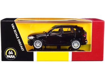 BMW X5 (G05) with Sunroof Black 1/64 Diecast Model Car by Paragon