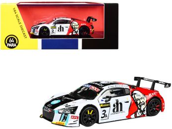 Audi R8 LMS #3 Ash Samadi - Daniel Gaunt - Matt Halliday KFC Bathurst 12 Hour (2017) 1/64 Diecast Model Car by Paragon