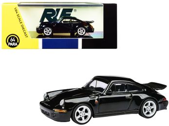 1987 RUF CTR Yellowbird Black 1/64 Diecast Model Car by Paragon