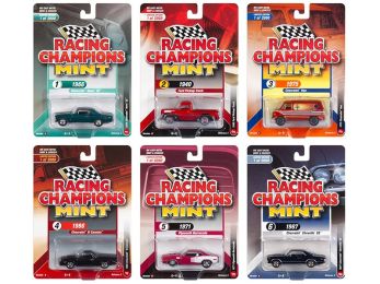 2018 Mint Release 3, Set B of 6 Cars Limited Edition to 2,000 pieces Worldwide 1/64 Diecast Models by Racing Champions