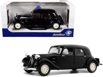 Citroen Traction 11CV Black 1/18 Diecast Model Car by Solido