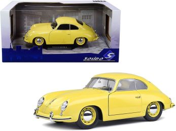 1953 Porsche 356 Pre-A Condor Yellow 1/18 Diecast Model Car by Solido