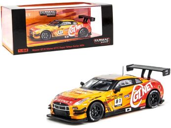Nissan GT-R Nismo GT3 #81 GTNET Motor Sports Super Taikyu Series (2014) ST-X Class Champion 1/64 Diecast Model Car by Tarmac Works