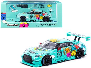 Nissan GT-R Nismo GT3 #555 Jonathan Wong \Mr. Men Little Miss Legion of Racers Overall Champion (2020) 1/64 Diecast Model Car by Tarmac Works