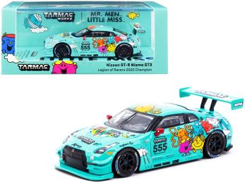 Nissan GT-R Nismo GT3 #555 Jonathan Wong \Mr. Men Little Miss Legion of Racers Overall Champion (2020) 1/64 Diecast Model Car by Tarmac Works